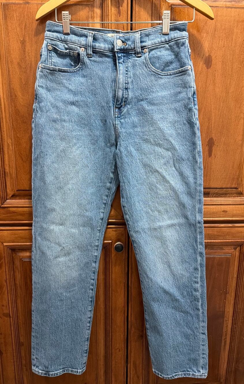Madewell 90’s straight High-Rise Denim Jeans, 28